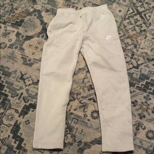 Nike Beige Sweat Pants- Women’s S